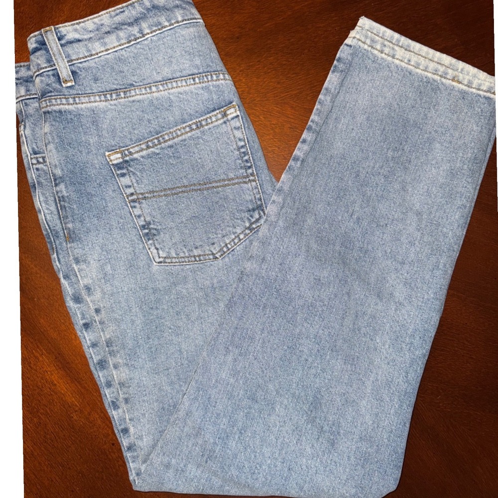 Collusion Womens Straight Leg Blue Jeans Denim Medium Wash Size‎ 30x30